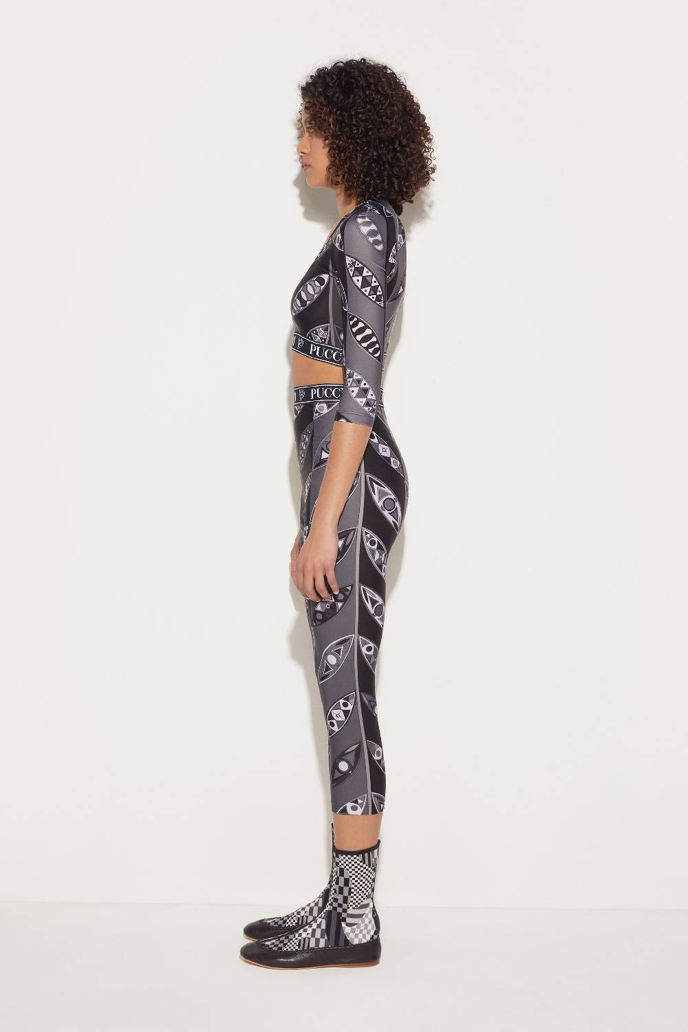 Pucci Leggings con stampa Girandole Comprane uno, ottenene uno gratis