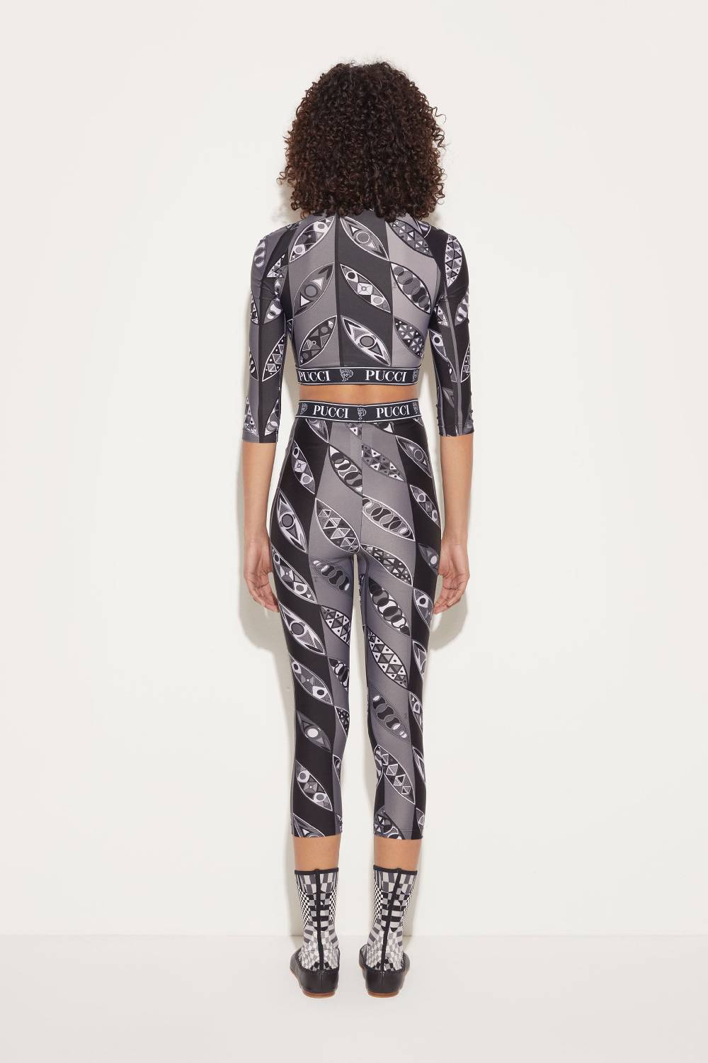 Pucci Leggings con stampa Girandole Comprane uno, ottenene uno gratis