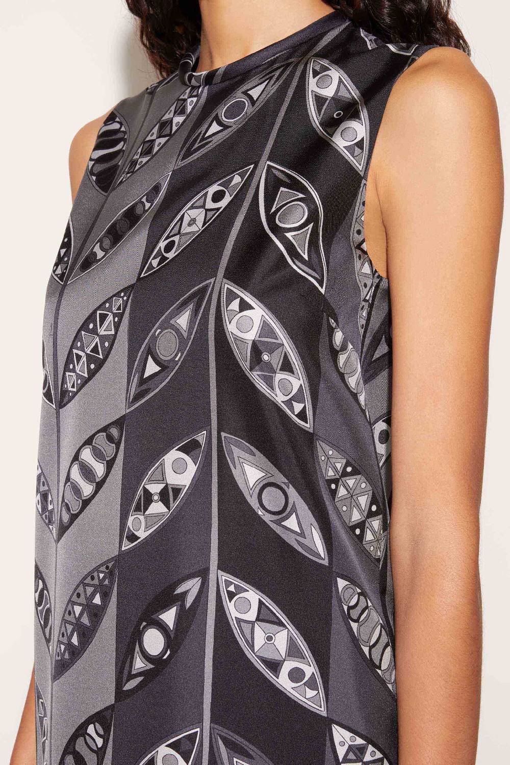 Pucci Mini abito in seta con stampa Girandole Offerte speciali