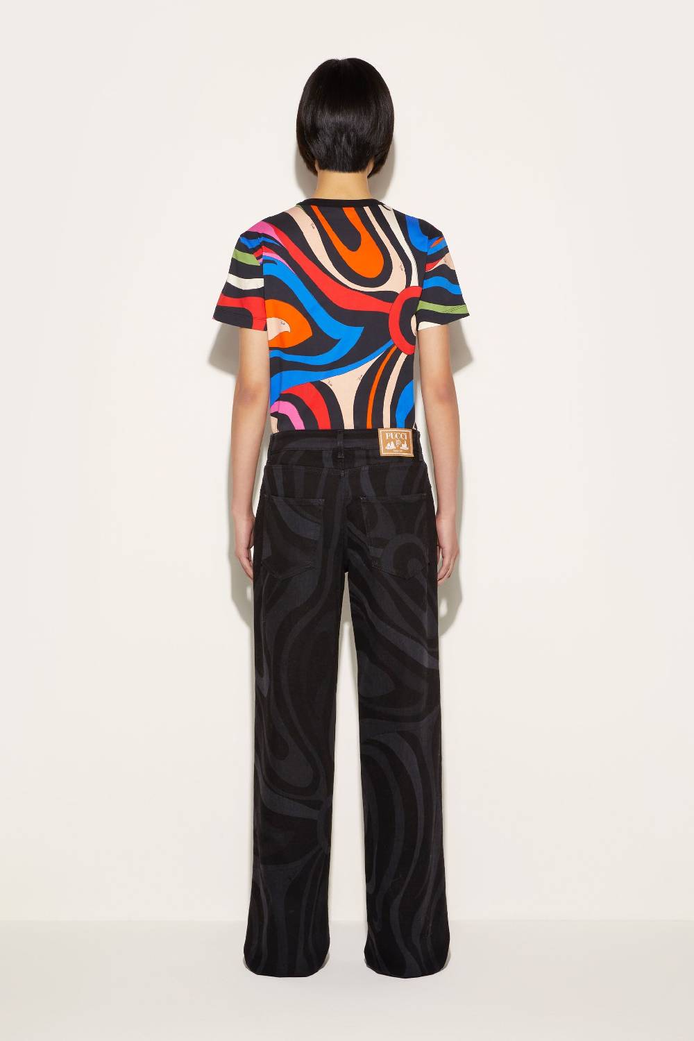 Pucci T-shirt con stampa Marmo Rilascio limitato