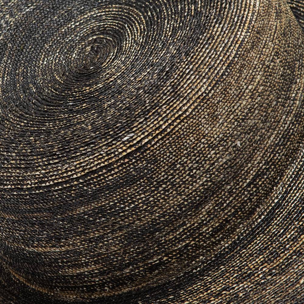 Reinhard Plank ZEUS PAGLIA A SPIRALE NERO LAVATO Presa