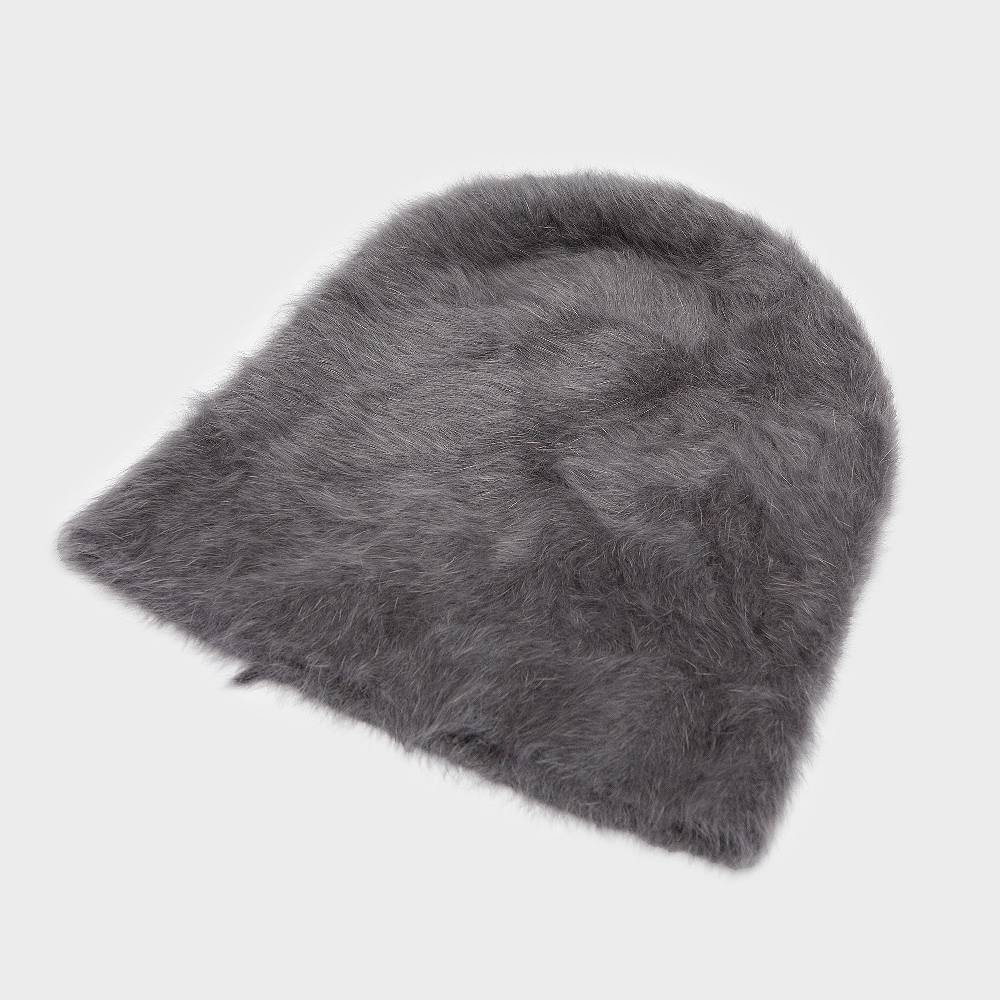 Reinhard Plank CUFFIA ANGORA ANTRACITE In Saldo