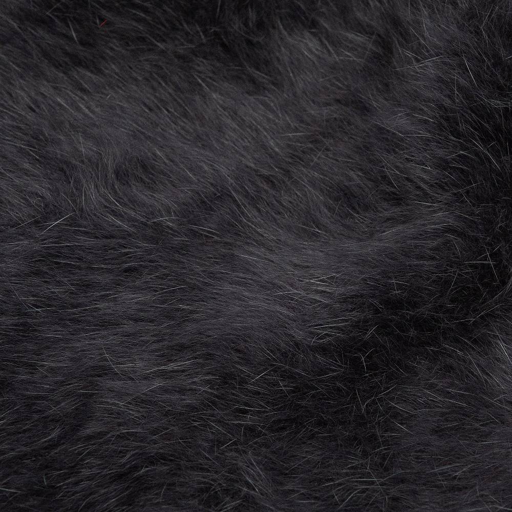 Reinhard Plank CUFFIA ANGORA GRIGIO SCURO Italy