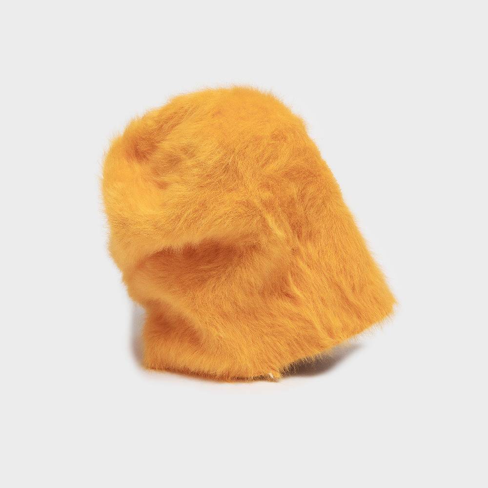 Reinhard Plank CUFFIA ANGORA ARANCIONE Vendita