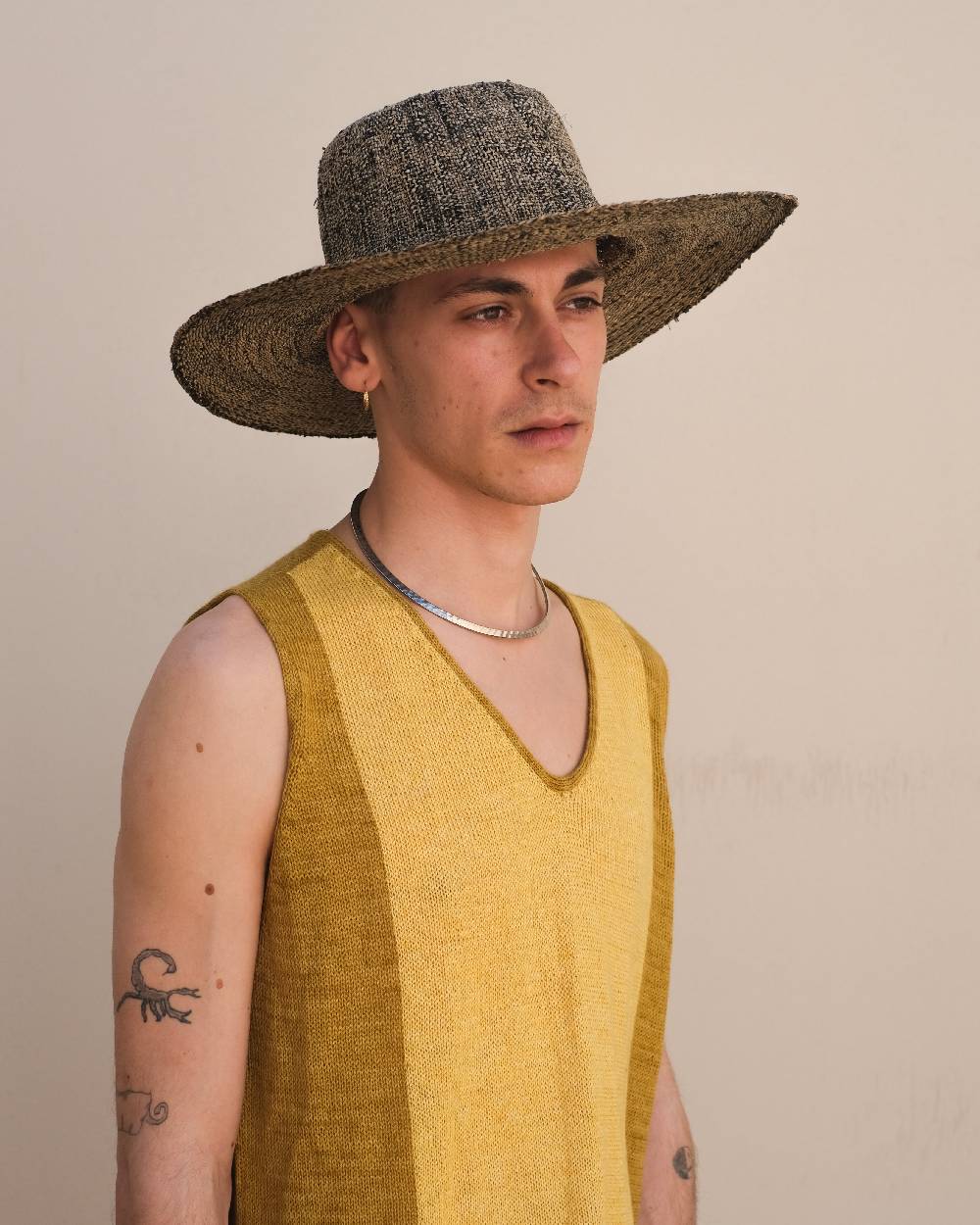 Reinhard Plank LAI STRAW BLACK WASHED In Vendita