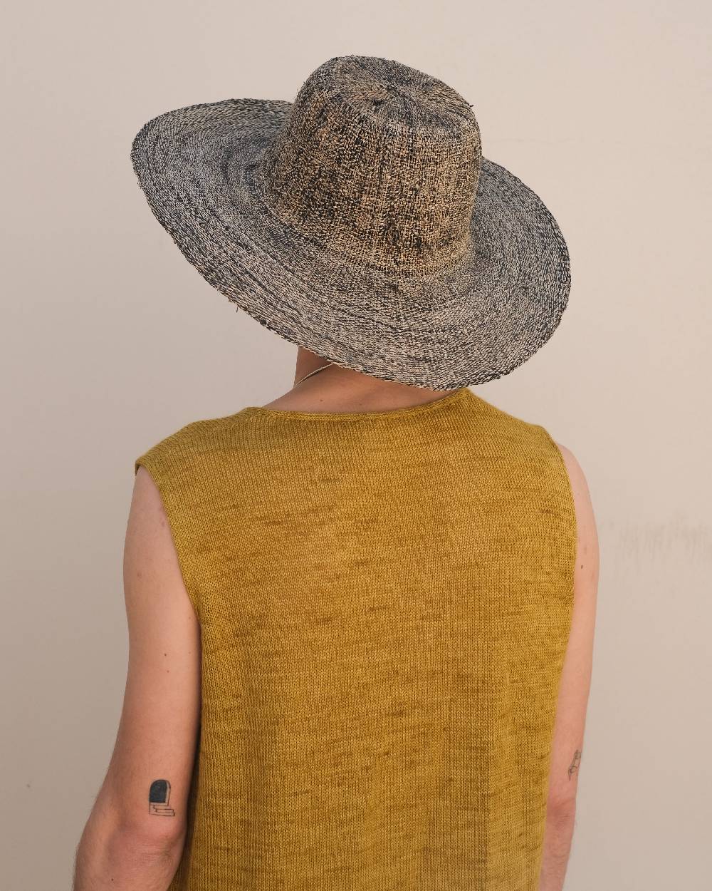 Reinhard Plank LAI STRAW BLACK WASHED In Vendita