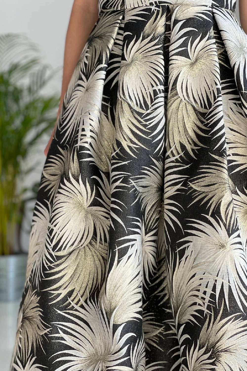 Lunatica Milano Abito Palm Black Vendita