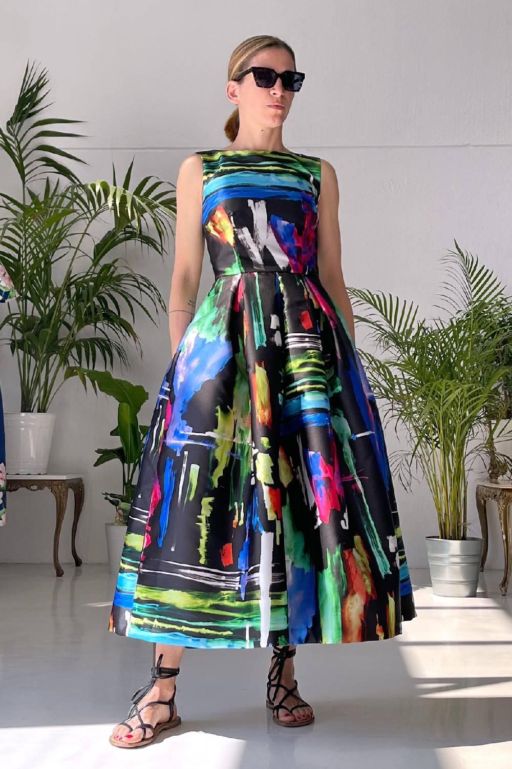 Lunatica Milano Abstract Pop Black Spedizione Gratuita