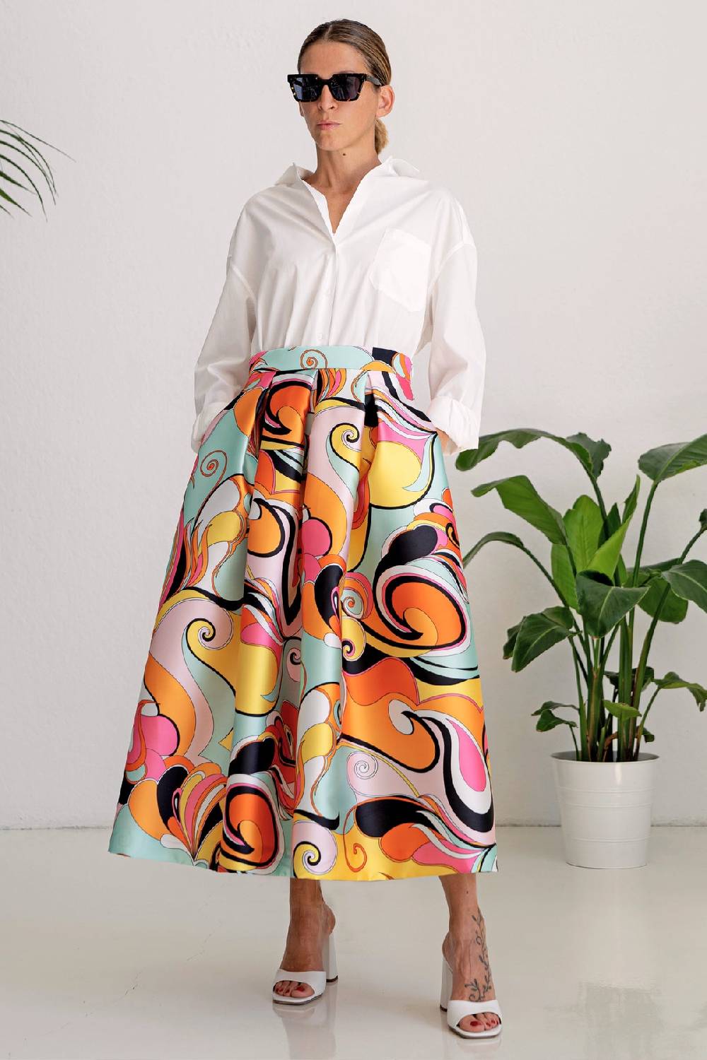 Lunatica Milano Gonna Groovy 009 Yellow Orange Online