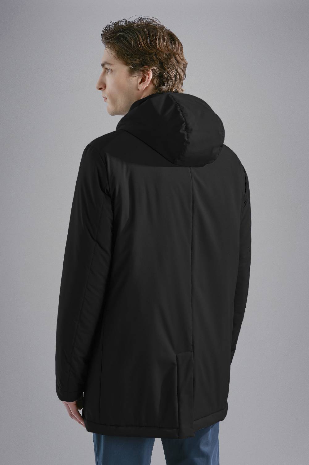 ﻿Paul & Shark Car Coat in Typhoon Platinum Paul & Shark Spedizione Gratuita