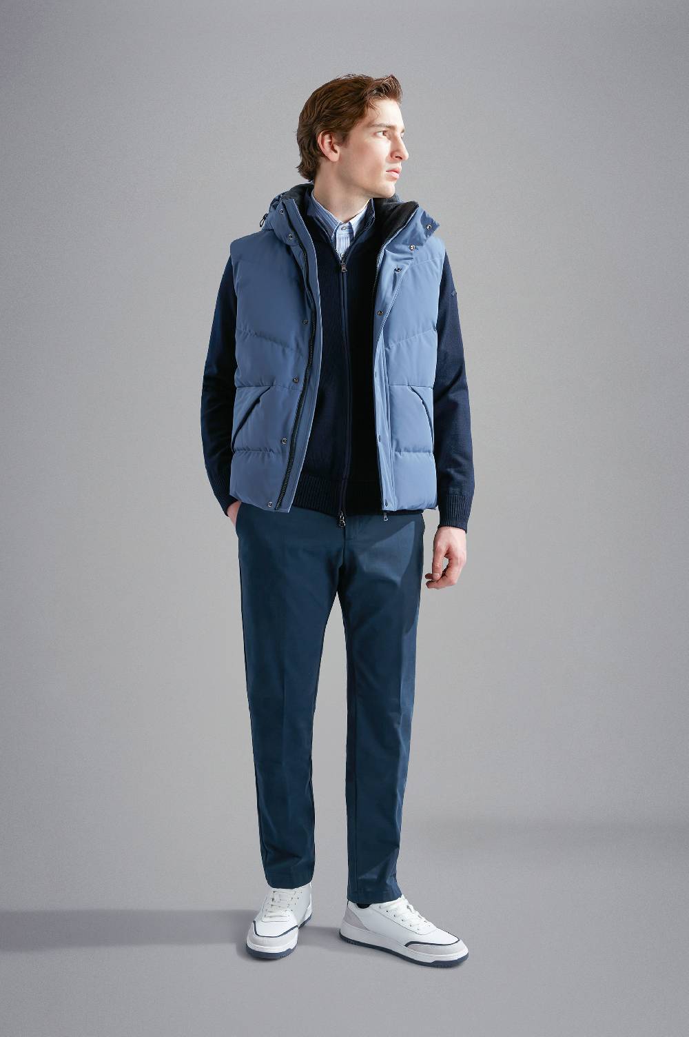 Paul & Shark Camicia in raso di cotone Paul & Shark Negozi Online