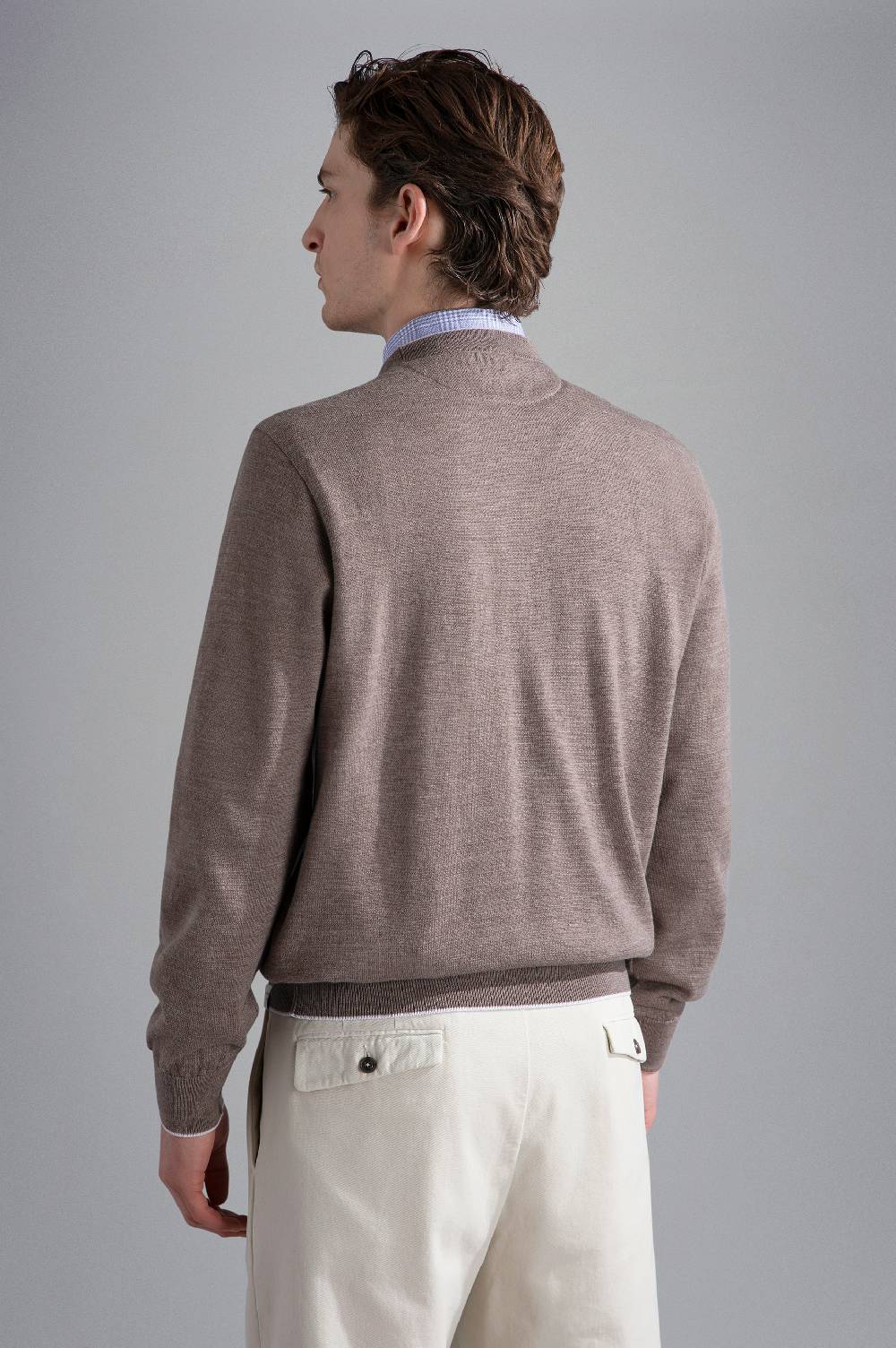 Paul & Shark Maglia in Summer Wool con profili a contrasto Paul & Shark Discount Store per i nuovi prodotti