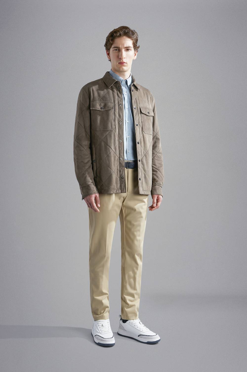 Paul & Shark Camicia in cotone, lino e cashmere Paul & Shark Prezzo Ridotto