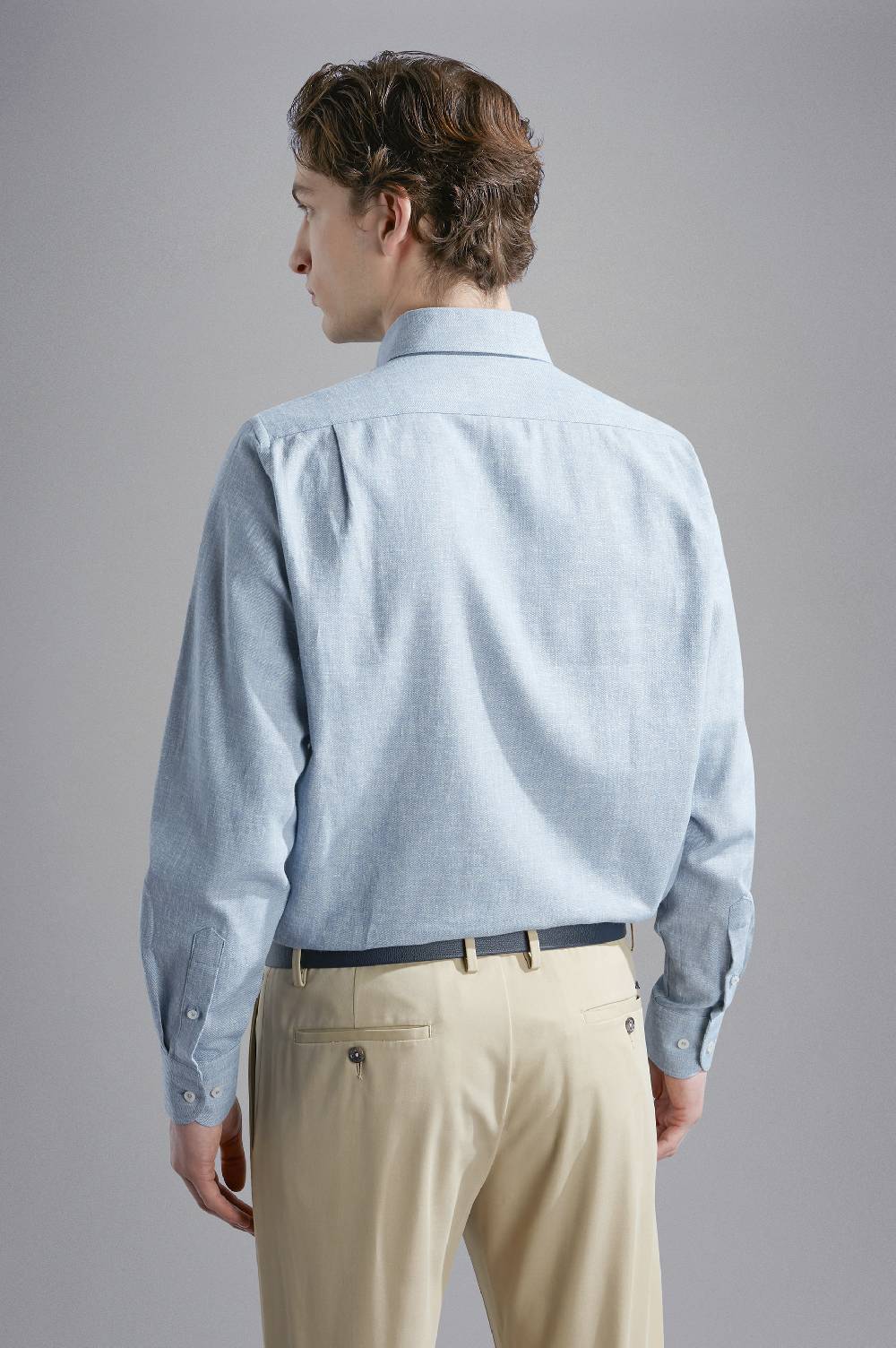 Paul & Shark Camicia in cotone, lino e cashmere Paul & Shark Prezzo Ridotto