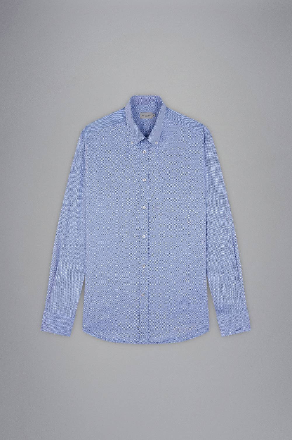 Paul & Shark Camicia in cotone con micro pattern Paul & Shark Sottocosto