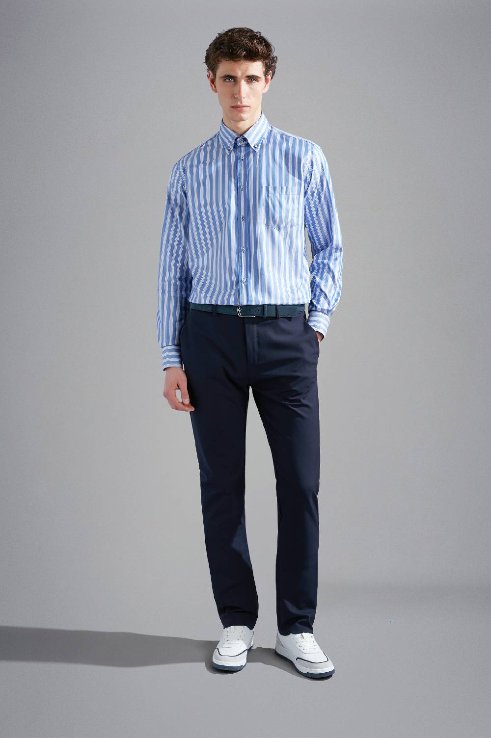 Paul & Shark Camicia in raso di cotone Paul & Shark Economico