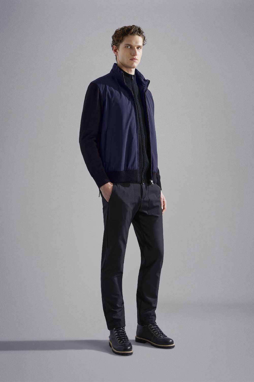 Paul & Shark Maglia Hybrid in lana e Typhoon® Paul & Shark Outlet