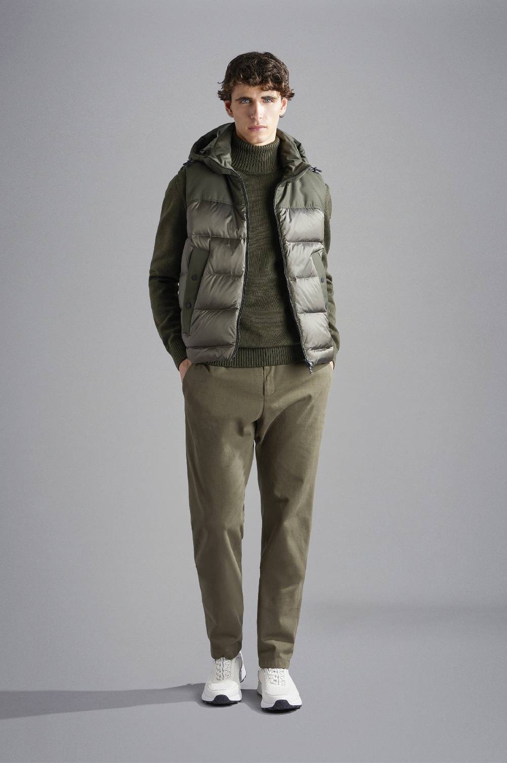 Paul & Shark Gilet Hybrid in nylon cangiante e tessuto tecnico Paul & Shark Hotsell