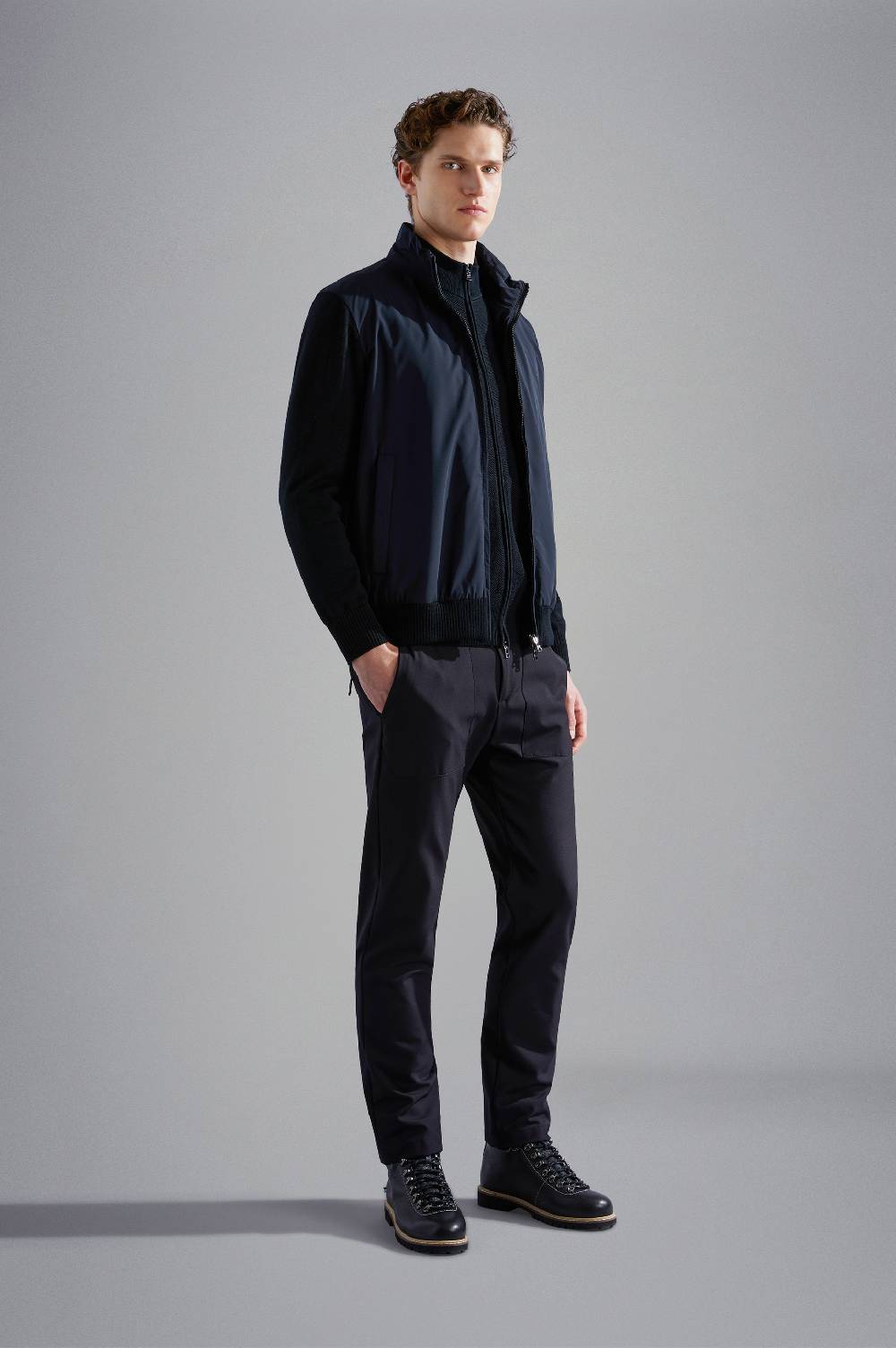 Paul & Shark Maglia Hybrid in lana e Typhoon® Paul & Shark Nuova