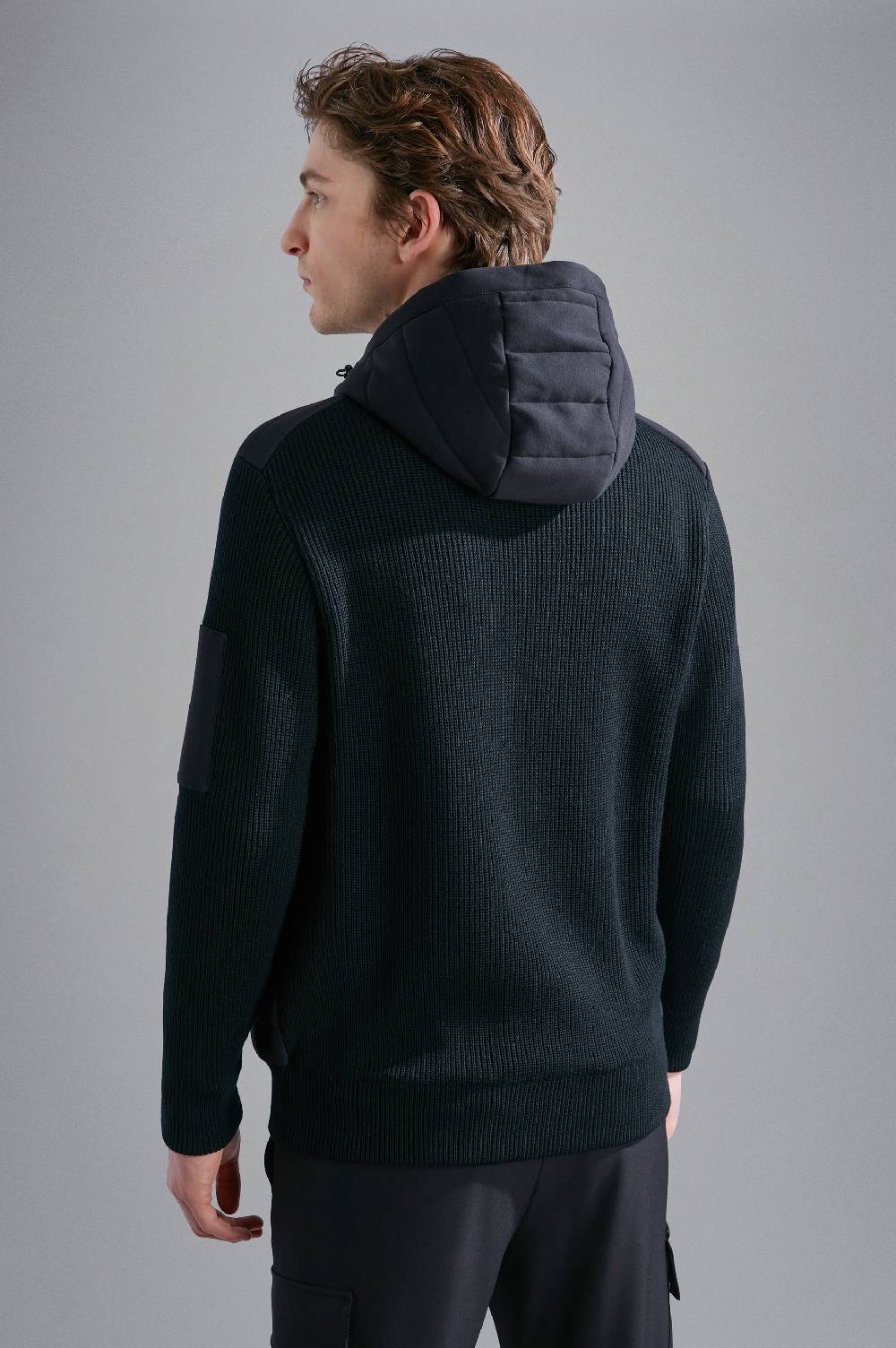 Paul & Shark Maglia Hybrid in lana e cotone trapuntato Paul & Shark Moda