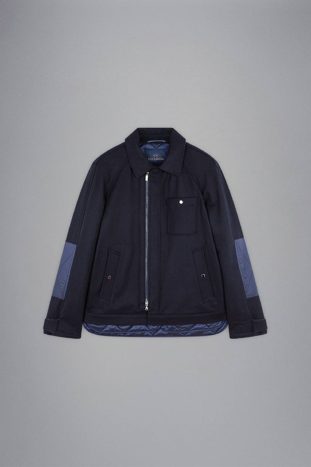 Paul & Shark Giubbotto in Re-Wool con fodera in nylon cangiante Paul & Shark 2025