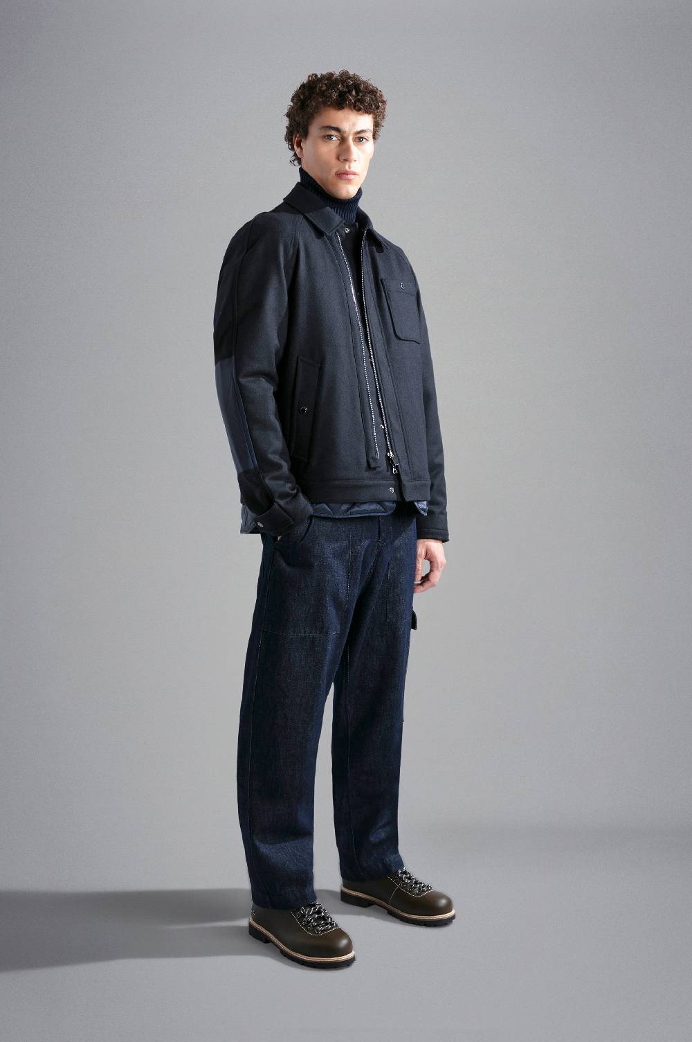 Paul & Shark Giubbotto in Re-Wool con fodera in nylon cangiante Paul & Shark 2025
