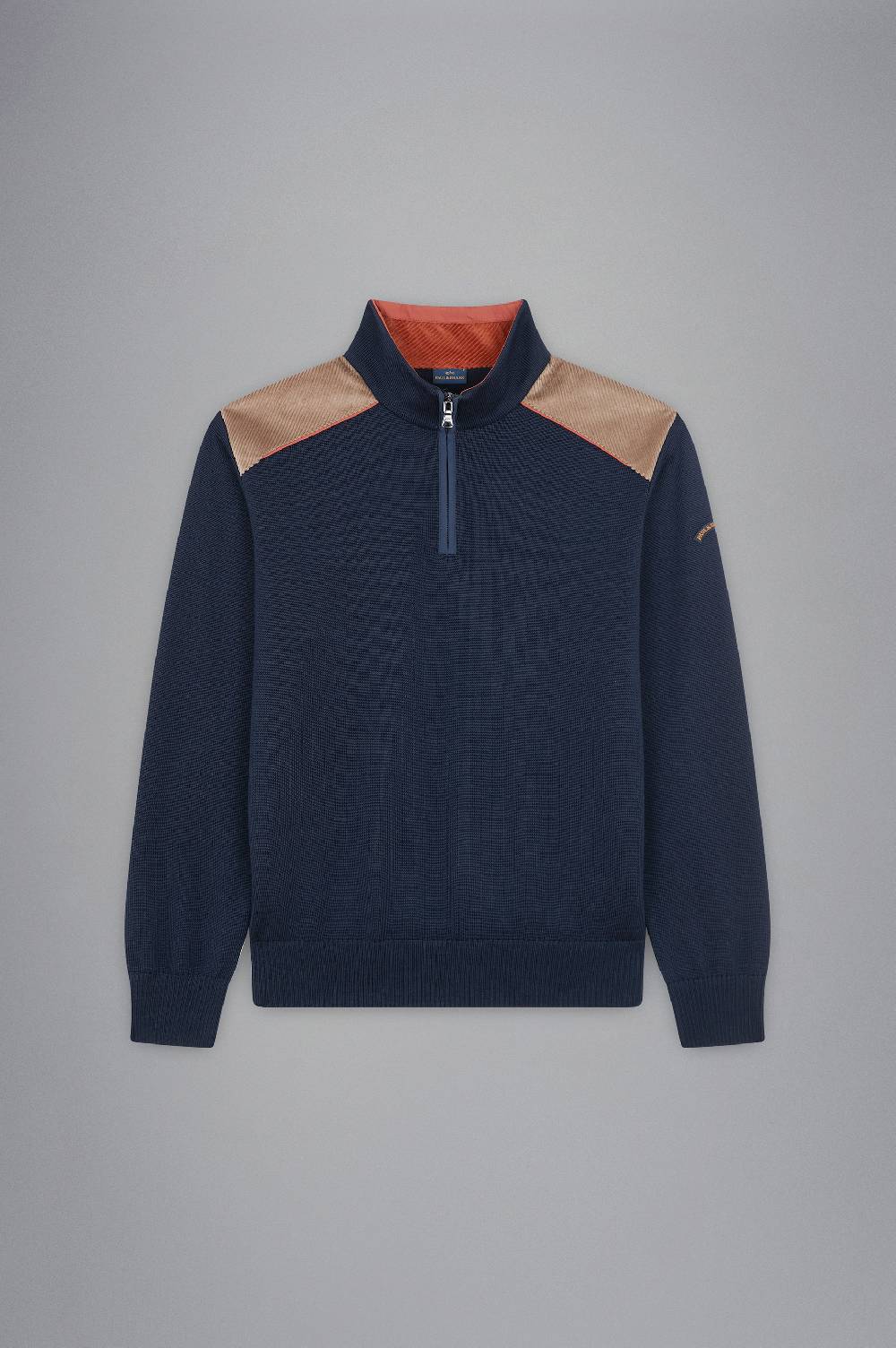 Paul & Shark Maglia in lana con dettagli in velluto Paul & Shark Negozi Online