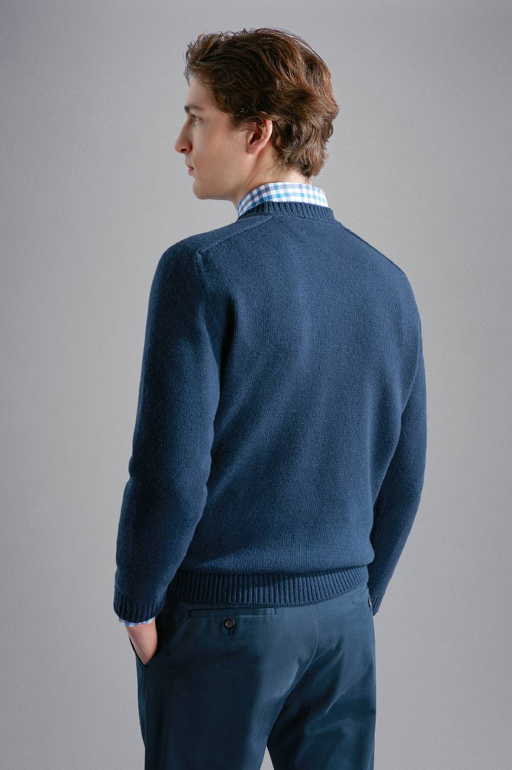Paul & Shark Maglia in Re-Wool tinto capo Paul & Shark Acquista Ora