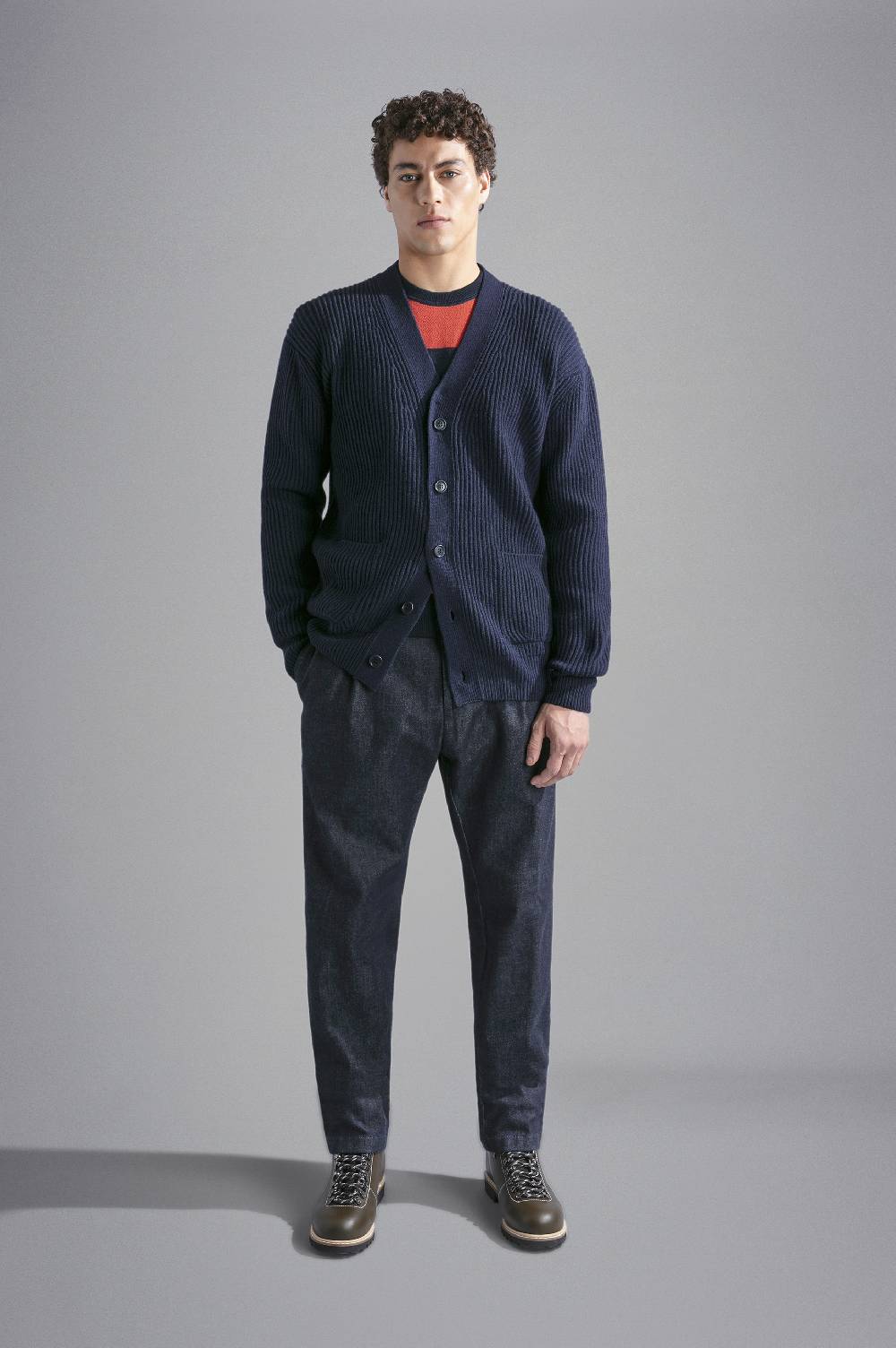 Paul & Shark Cardigan in Re-Wool Paul & Shark Promozione Limitata