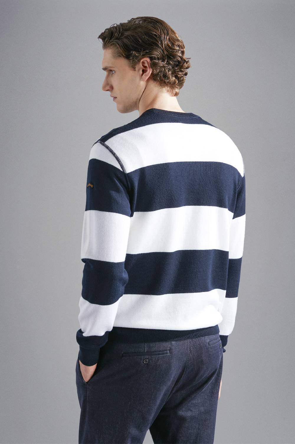 Paul & Shark Maglia in lana con motivo a righe Paul & Shark Presa