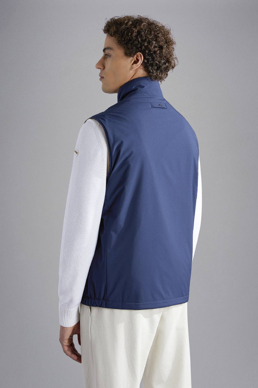 Paul & Shark Gilet double face in Typhoon Platinum Paul & Shark Offerte