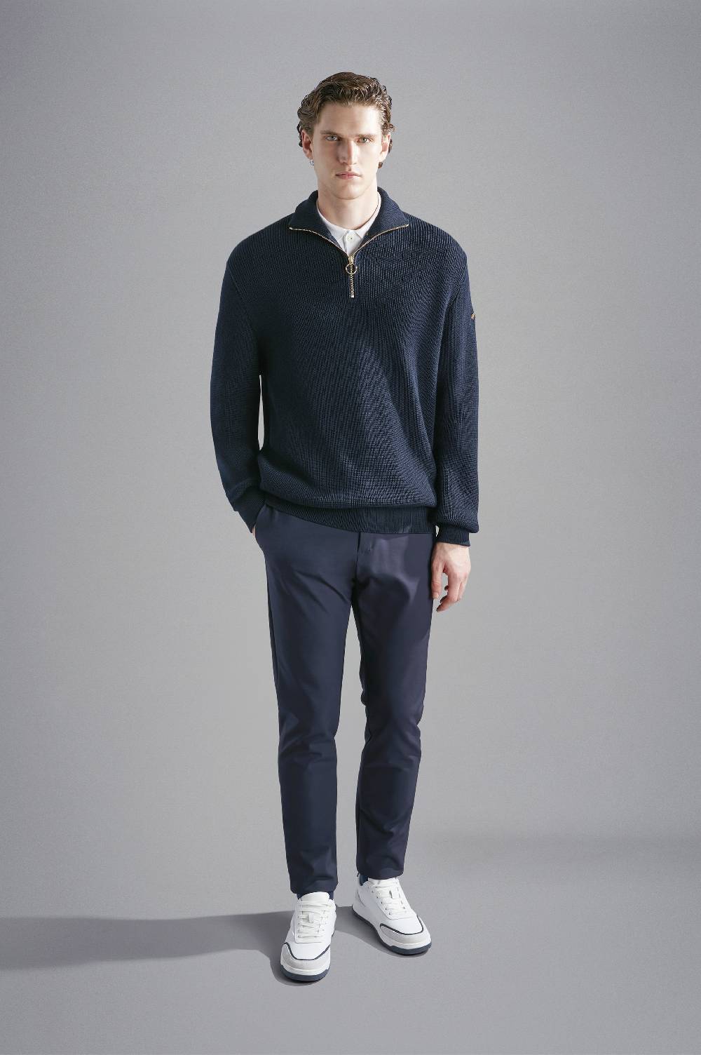Paul & Shark Polo in cotone Aqua Interlock Paul & Shark Vendita