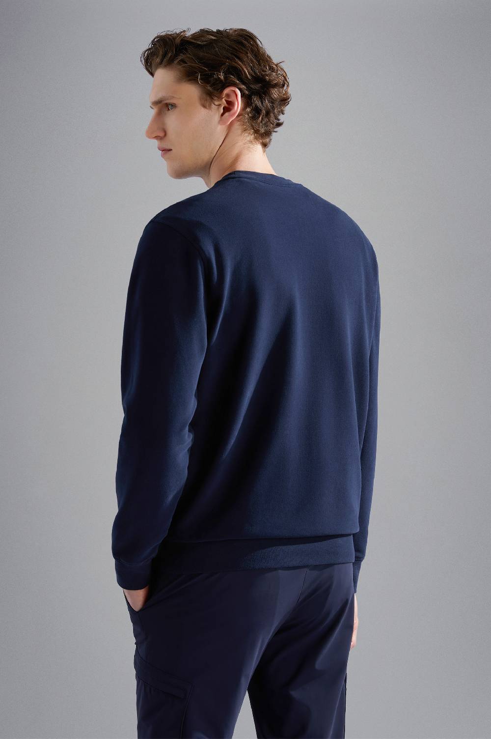 Paul & Shark Felpa in cotone con stampe Paul & Shark Acquista Ora