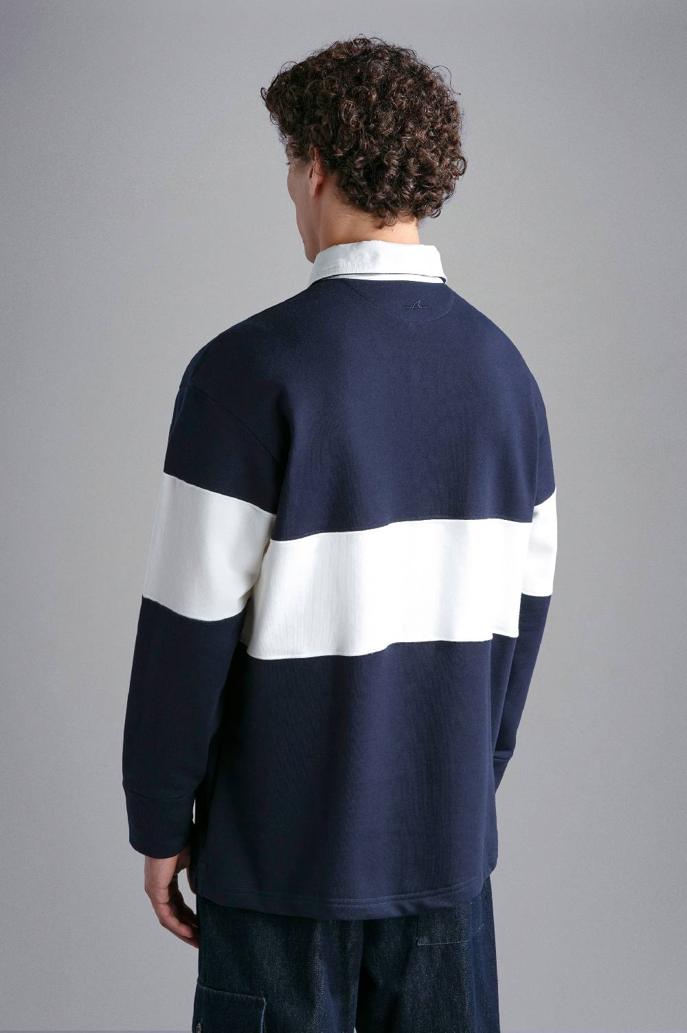 Paul & Shark Polo in cotone Winter Fleece con ricamo Paul & Shark Consegna Veloce