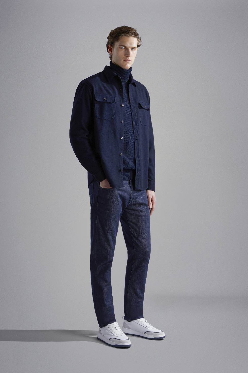 Paul & Shark Jeans in cotone Stretch Denim No Denim Paul & Shark In Vendita