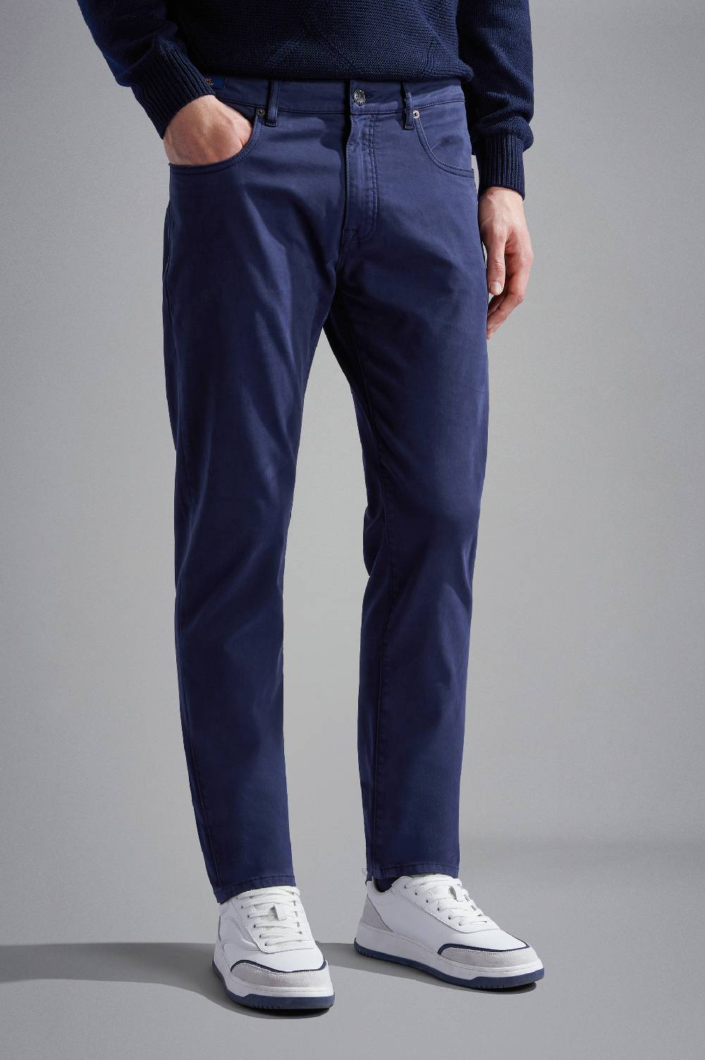 Paul & Shark Pantalone 5 tasche in cotone stretch Paul & Shark Vendita Economica