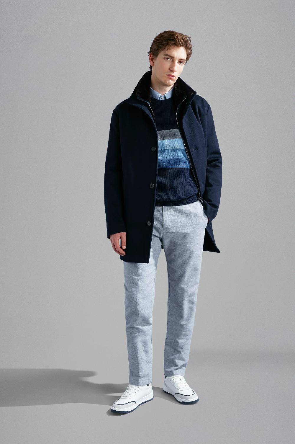 Paul & Shark Pantalone chino in Cotone e Cashmere Paul & Shark I Più Venduti