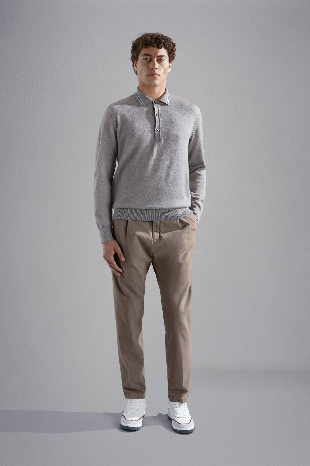 Paul & Shark Pantalone con coulisse in Soft Touch Twill Paul & Shark In Saldo