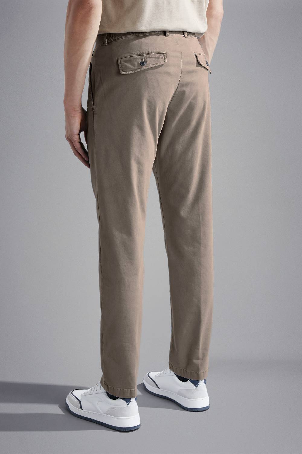 Paul & Shark Pantalone con coulisse in Soft Touch Twill Paul & Shark In Saldo