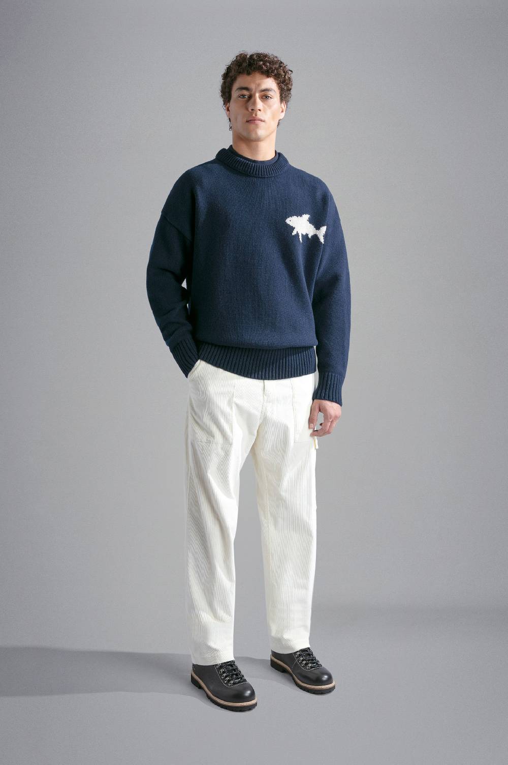 Paul & Shark Pantalone cargo in velluto Paul & Shark Nuova