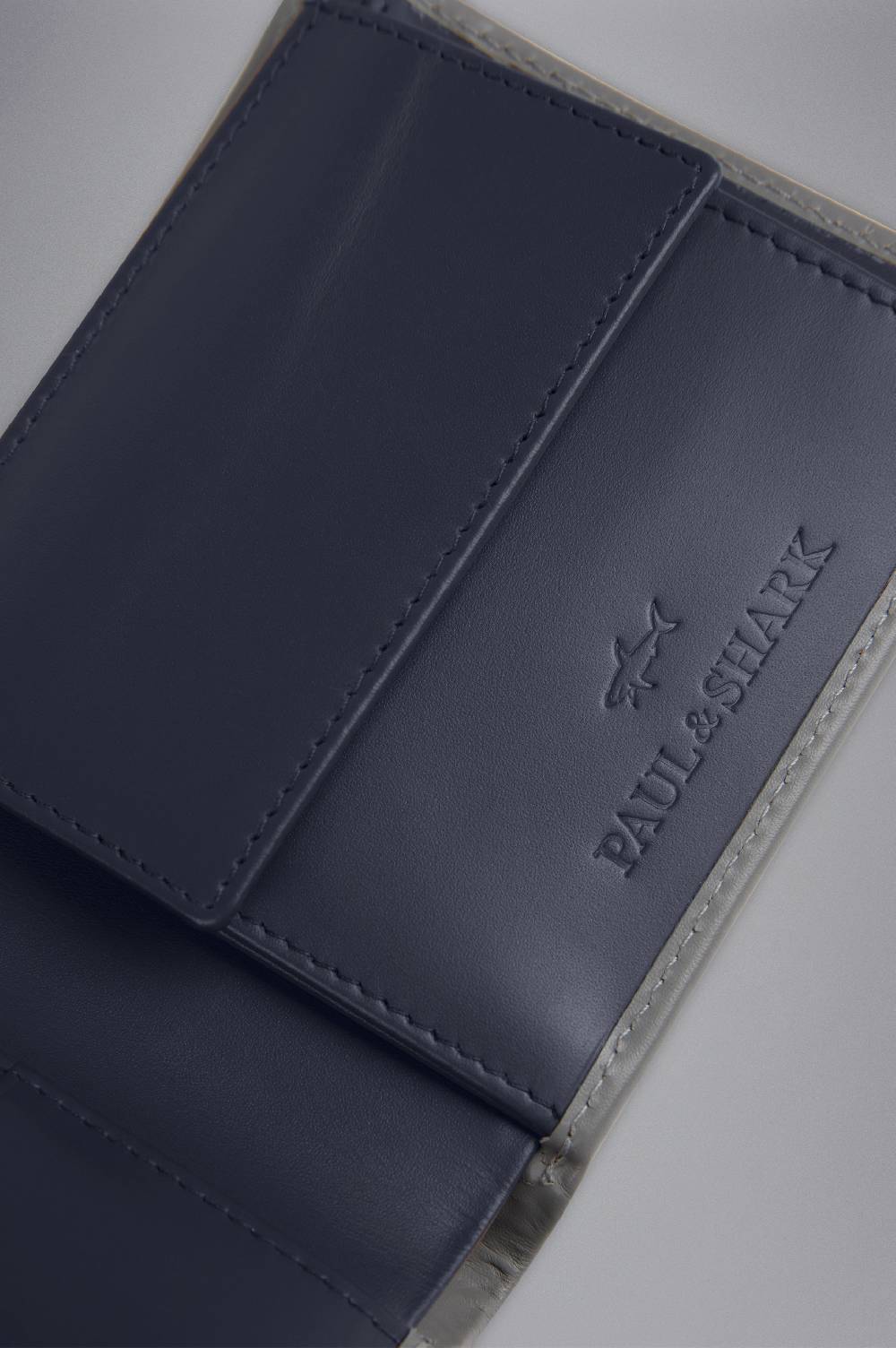 Paul & Shark Portafoglio in pelle Fin-embossed Paul & Shark Negozi Online
