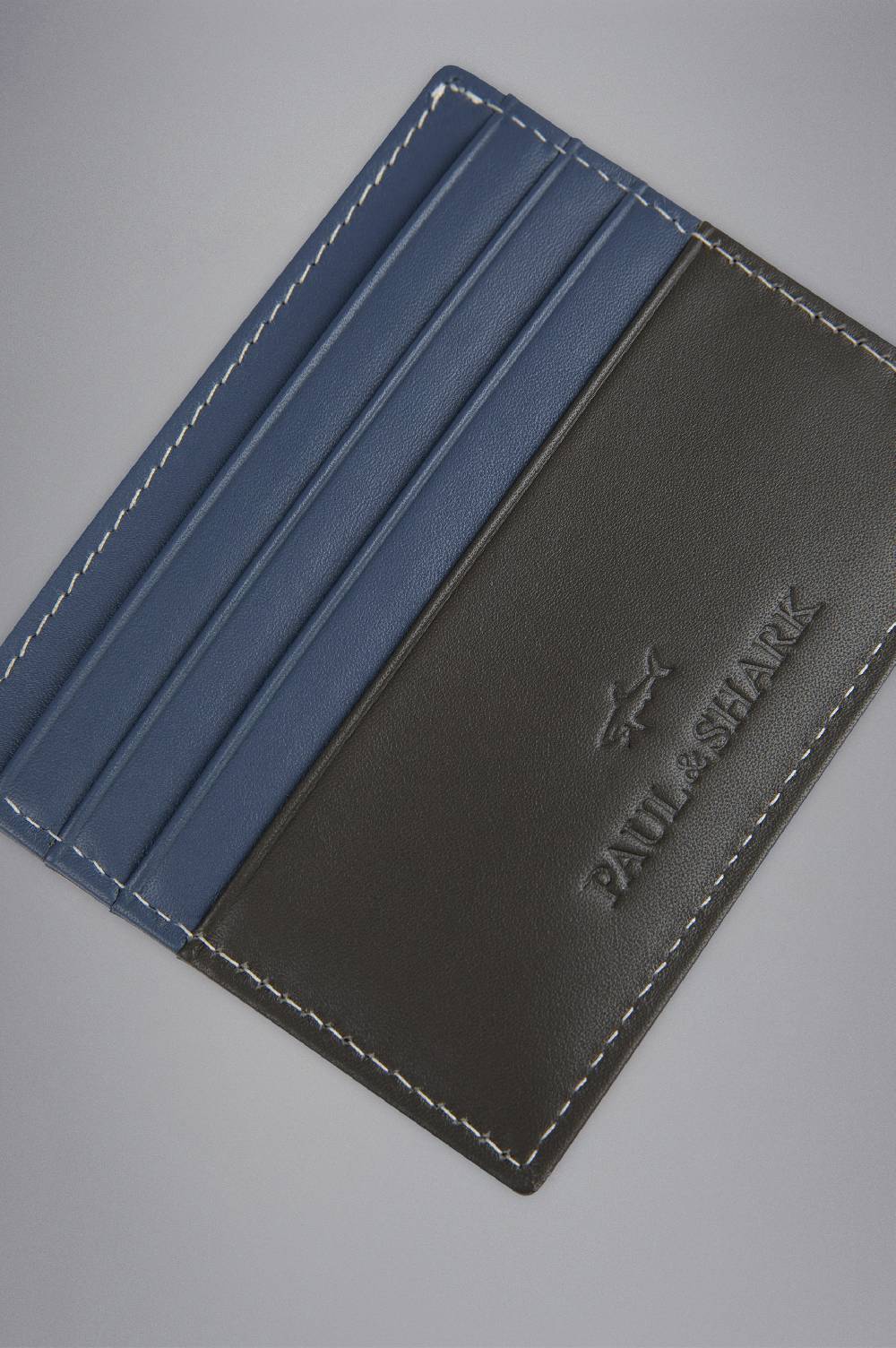 Paul & Shark Portacarte Monogram in pelle Paul & Shark Consegna Veloce