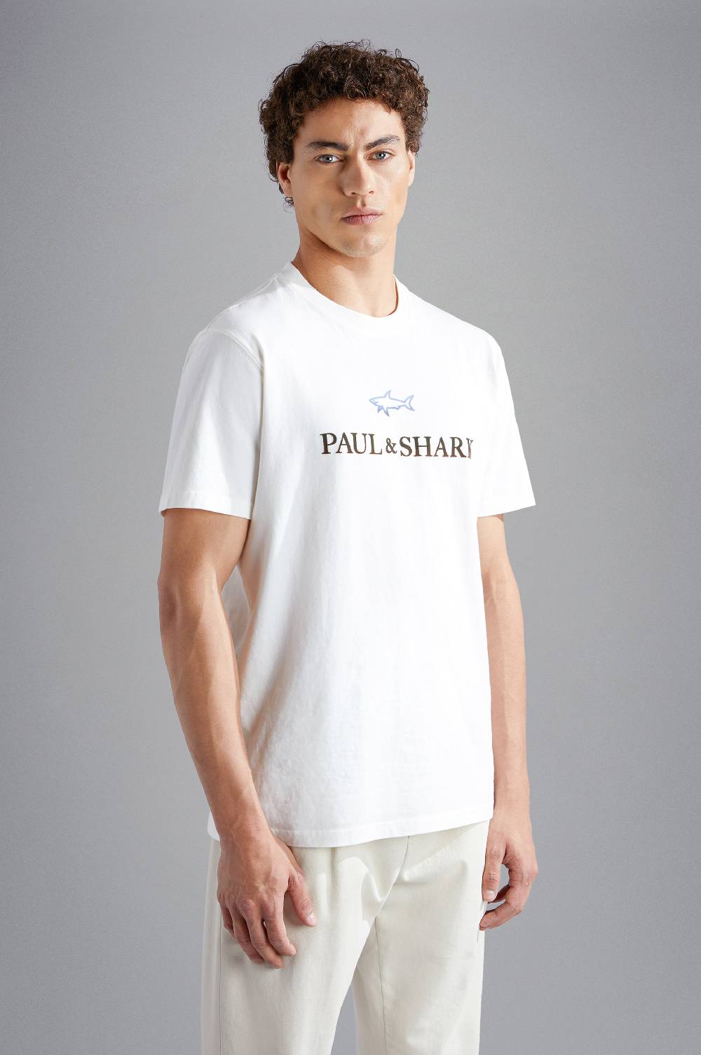 Paul & Shark T-shirt in cotone X-Soft con logo floccato Paul & Shark Prezzo Ridotto