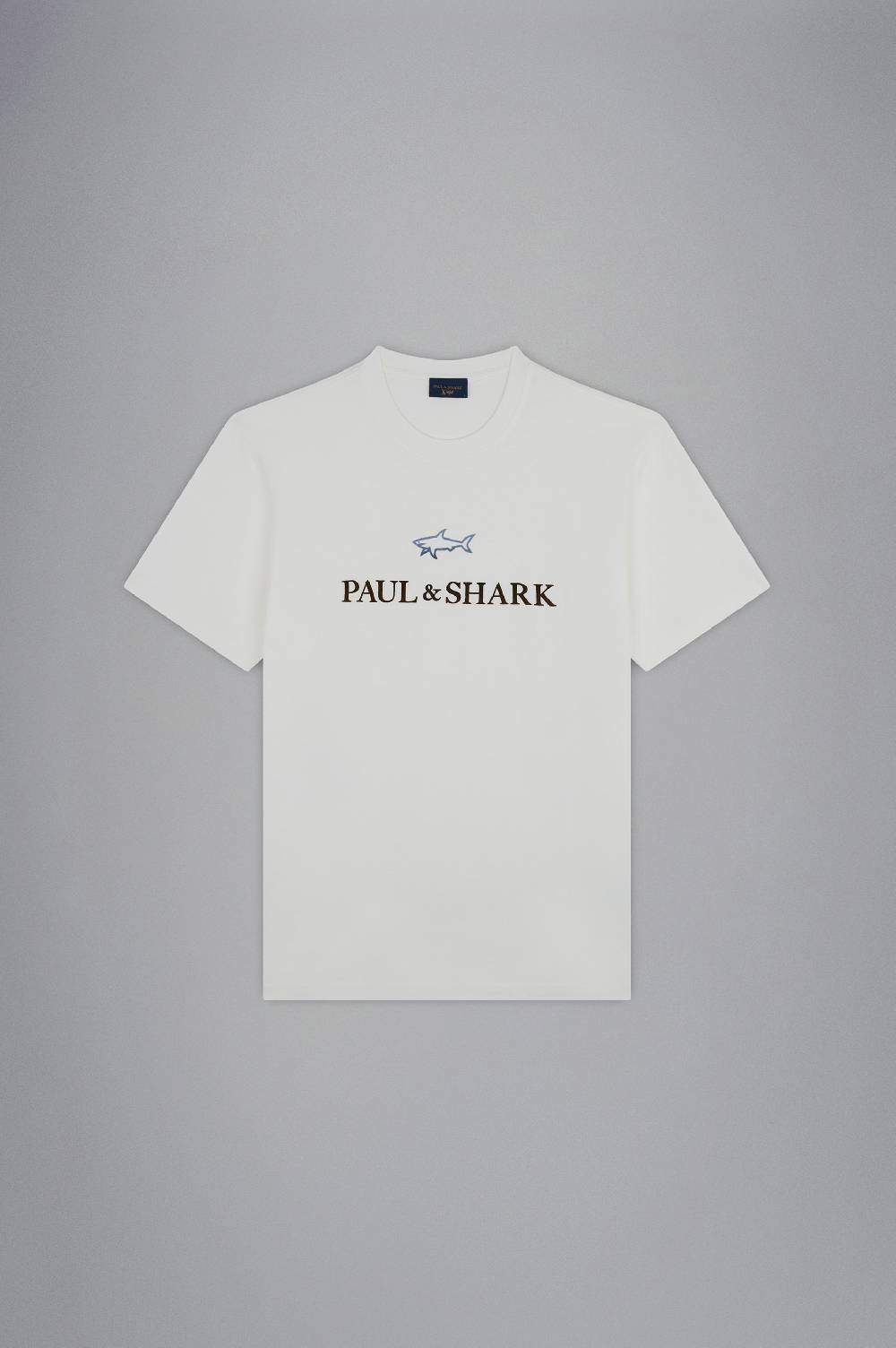 Paul & Shark T-shirt in cotone X-Soft con logo floccato Paul & Shark Prezzo Ridotto