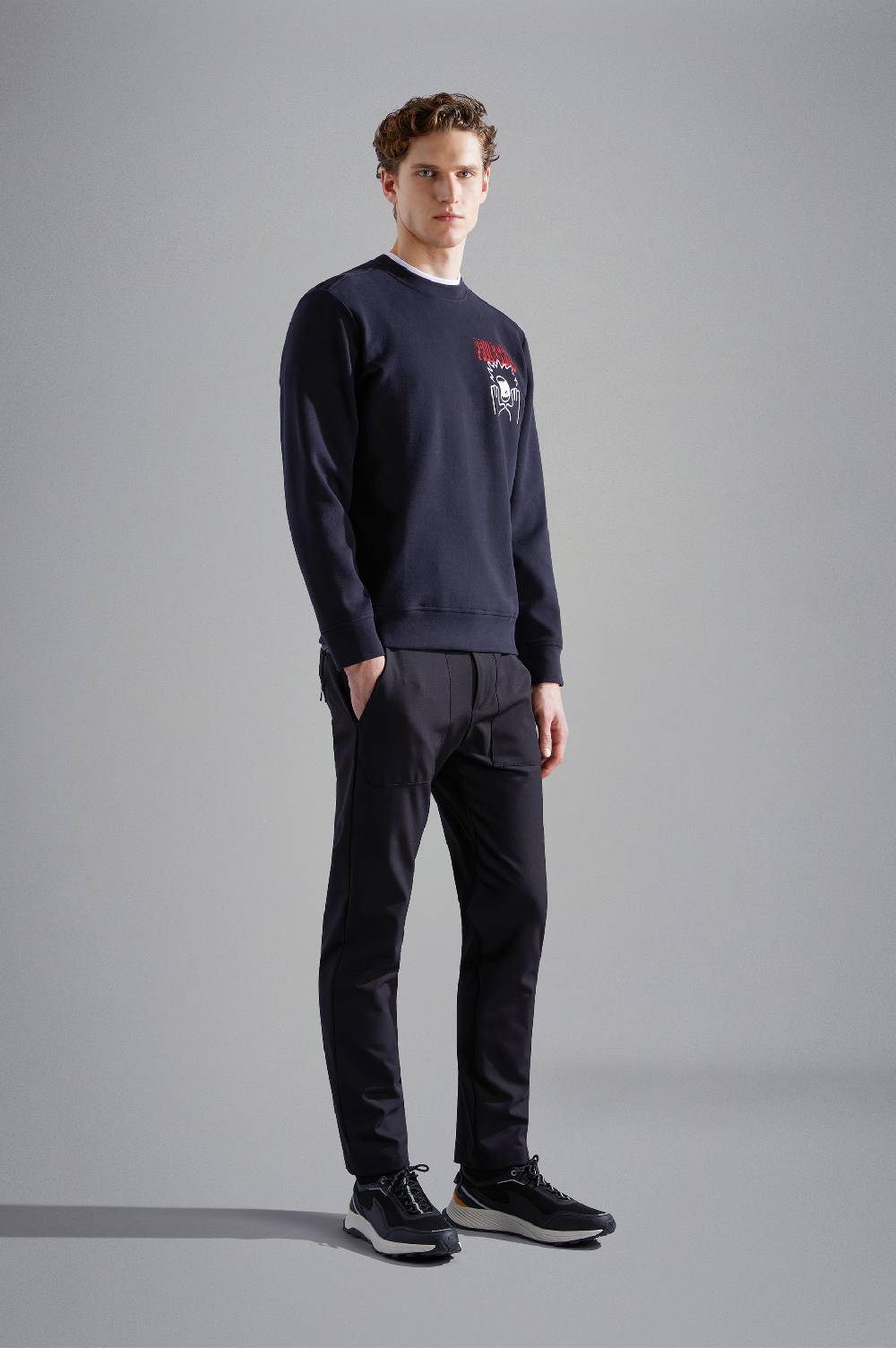 Paul & Shark T-shirt in cotone con stampe Paul & Shark Hotsell
