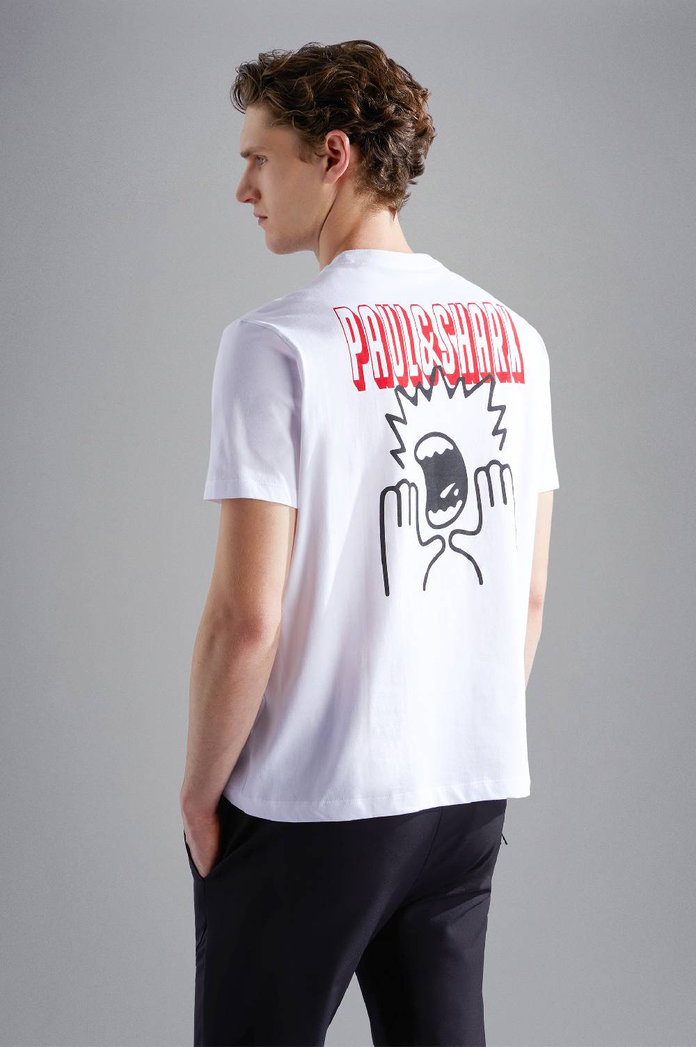 Paul & Shark T-shirt in cotone con stampe Paul & Shark Hotsell