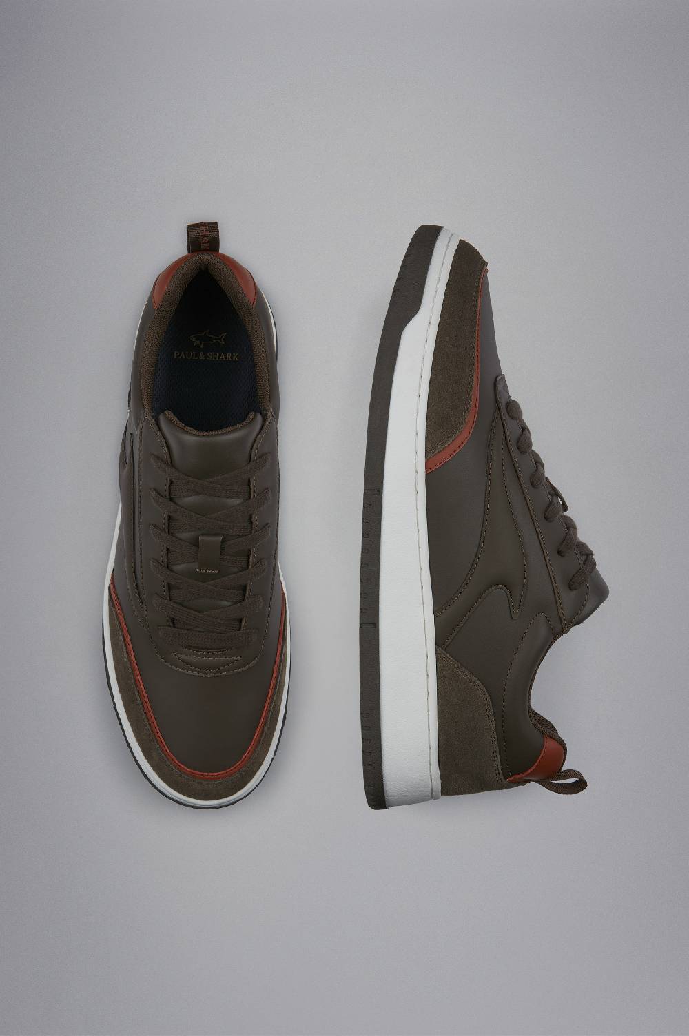 Paul & Shark Sneakers Club Fin in pelle Paul & Shark Negozi Online
