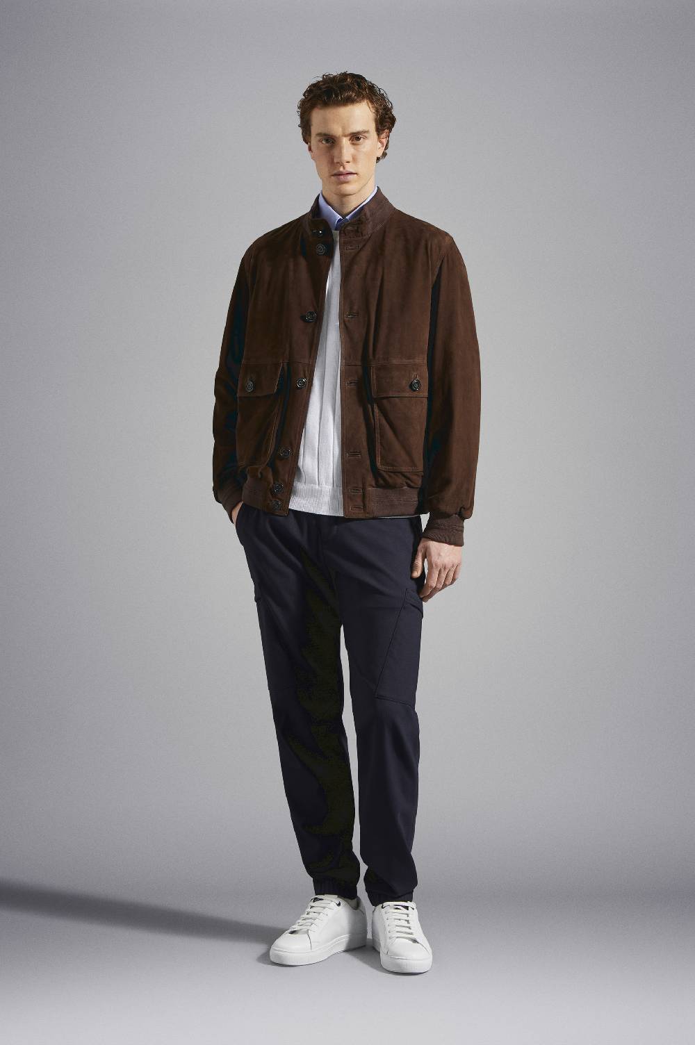 Paul & Shark Giubbotto in suede Aqualeather Paul & Shark 50% di sconto con spedizione gratuita