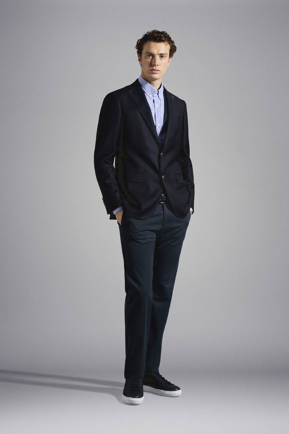 Paul & Shark Navy Blazer di lana leggera Paul & Shark Limitato a 3 giorni