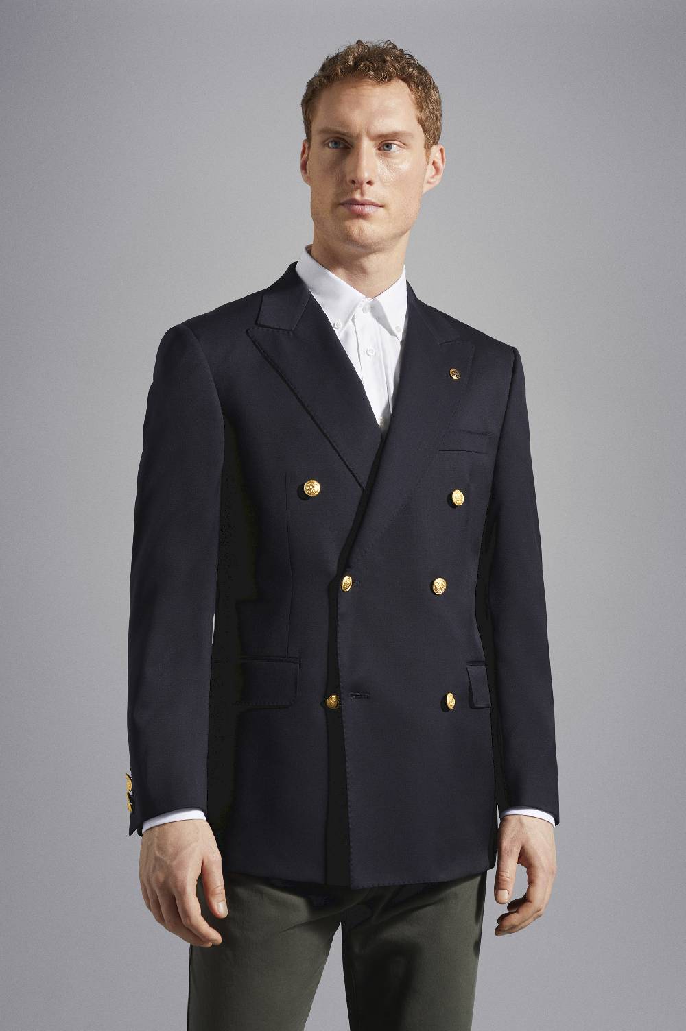 Paul & Shark Doppio petto in lana Navy Blazer Paul & Shark Esporta salva